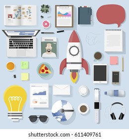 Lifestyle people gadget equipment vector illustration