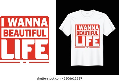 lifestyle t-shirt design. Print ready file.