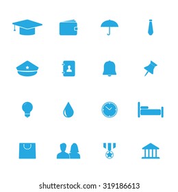 Lifestyle vector icons set for web and mobile