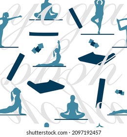 Lifestyle Yoga Surface Pattern, Print On Demand,paper, Digital Background,fashion Style