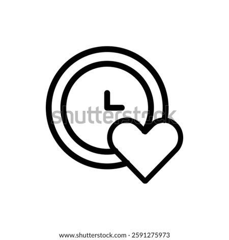 Lifetime Outline Icon. Lifetime Icon