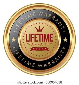 Lifetime Warranty badge