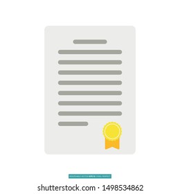 Lifetime warranty, guarantee icon vector illustration logo template for many purpose. Isolated on white background.