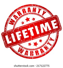 Lifetime Warranty Stamp