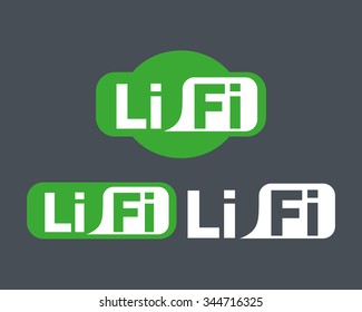 Li-Fi technology vector.