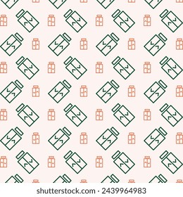 Lift adorable trendy multicolor repeating pattern vector illustration background