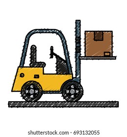 lift car vector illustration