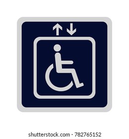 Disabled People 4 Color Vector Icons Stock Vector (Royalty Free) 347432630