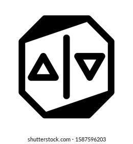 lift door icon isolated sign symbol vector illustration - high quality black style vector icons
