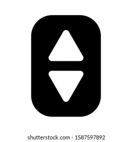 lift door icon isolated sign symbol vector illustration - high quality black style vector icons

