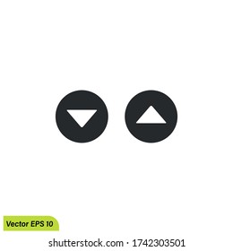 Ilustración del icono elevador de elevación, elemento de diseño simple, eps vectorial 10