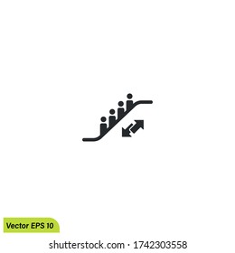 Lift elevator icon illustration, simple design element, vector eps 10