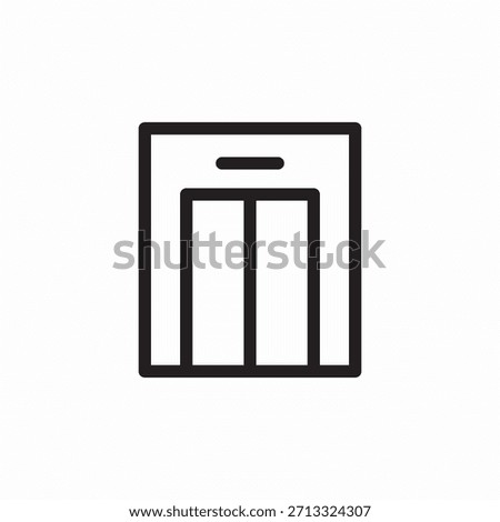 lift elevator icon sign vector