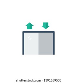 lift elevator icon vector illustration