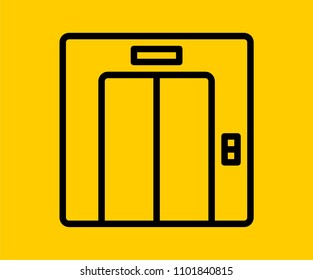 Lift Gate Vector Icon