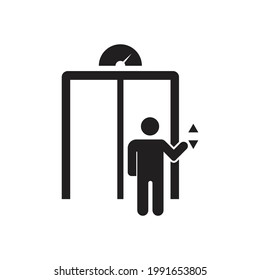 Lift icon design isolated on white background