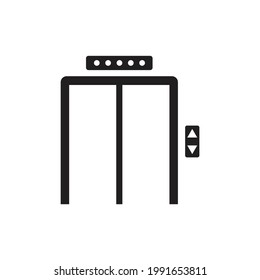 Lift icon design isolated on white background