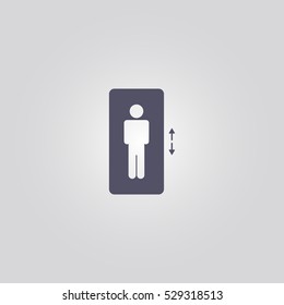 Lift icon. elevator sign