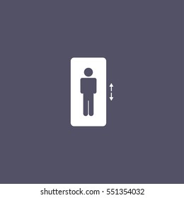 Lift icon. elevator sign