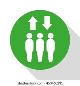 Lift icon vector illustration EPS 10.