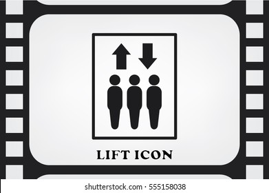 Lift icon vector illustration EPS 10.