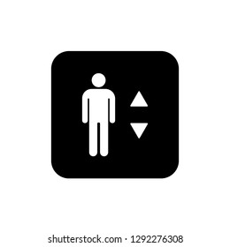 Lift  Icon Vector Illustration Sign & Symbol.