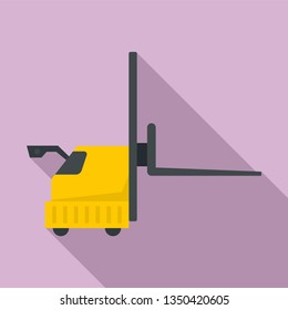 Lift machine icon. Flat illustration of lift machine vector icon for web design