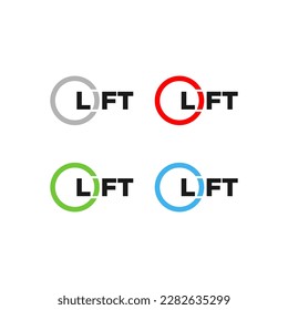lift marketing logo. vector illustration.
