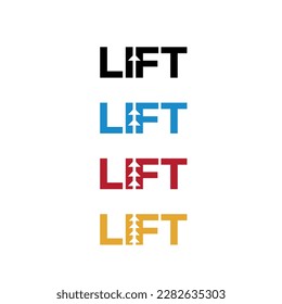 lift marketing logo. vector illustration.