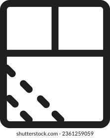 Lift Mines Work Outline Icon