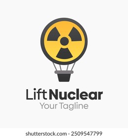 Modelo de Design de Logotipo Nuclear de Elevação. Bom para negócios, agência, comunidade e organização