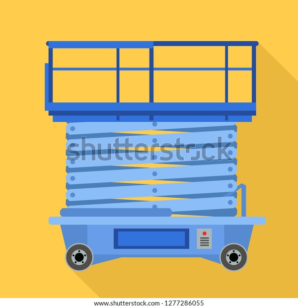 Lift stand icon. Flat illustration of lift stand\
vector icon for web\
design