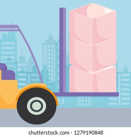 Lift truck icon