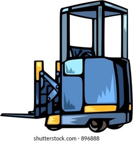 Lift truck.Vector illustration