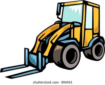 Lift truck.Vector illustration