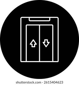 Lift vector icon. Can be used for printing, mobile and web applications.