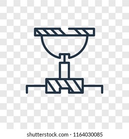 Lift vector icon isolated on transparent background, Lift logo concept