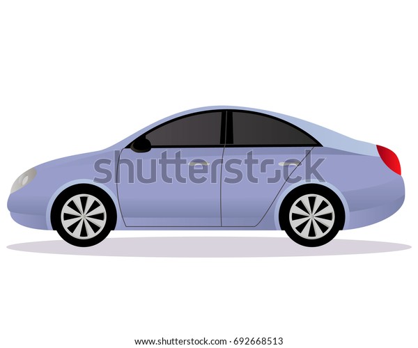 Liftback car body type\
vector illustration