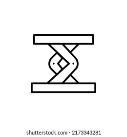 lifter editable stroke icon, Smart stroke icon