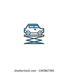 Lifter icon design. Transportation icon vector illustration