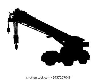 Lifter silhouette vector art white background