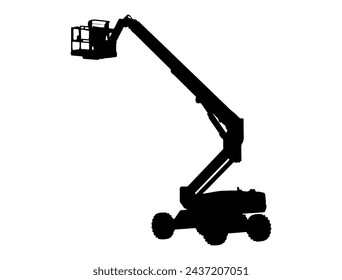 Lifter silhouette vector art white background