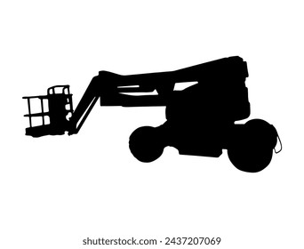 Lifter silhouette vector art white background