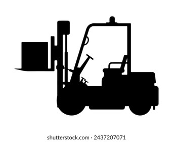 Lifter silhouette vector art white background