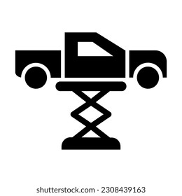 Icono De Glifo Vector De Lifter Para Uso Personal Y Comercial.
