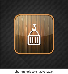 lifting container  icon