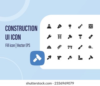 Lifting crane. Tower and harbor lifters icon. Constriction tools icons universal set for web and mobile