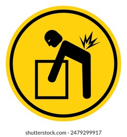 Lifting Hazard Symbol Sign, Vector Illustration, Isolate On White Background Label .EPS10