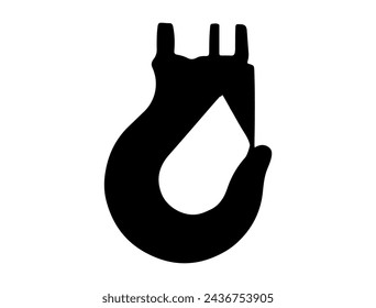 Haken Silhouette Vektor-Kunst