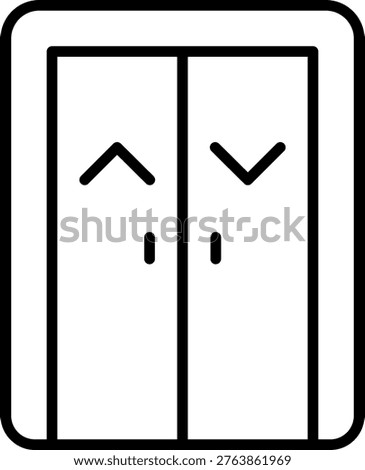Lifting Line vector Icon Design